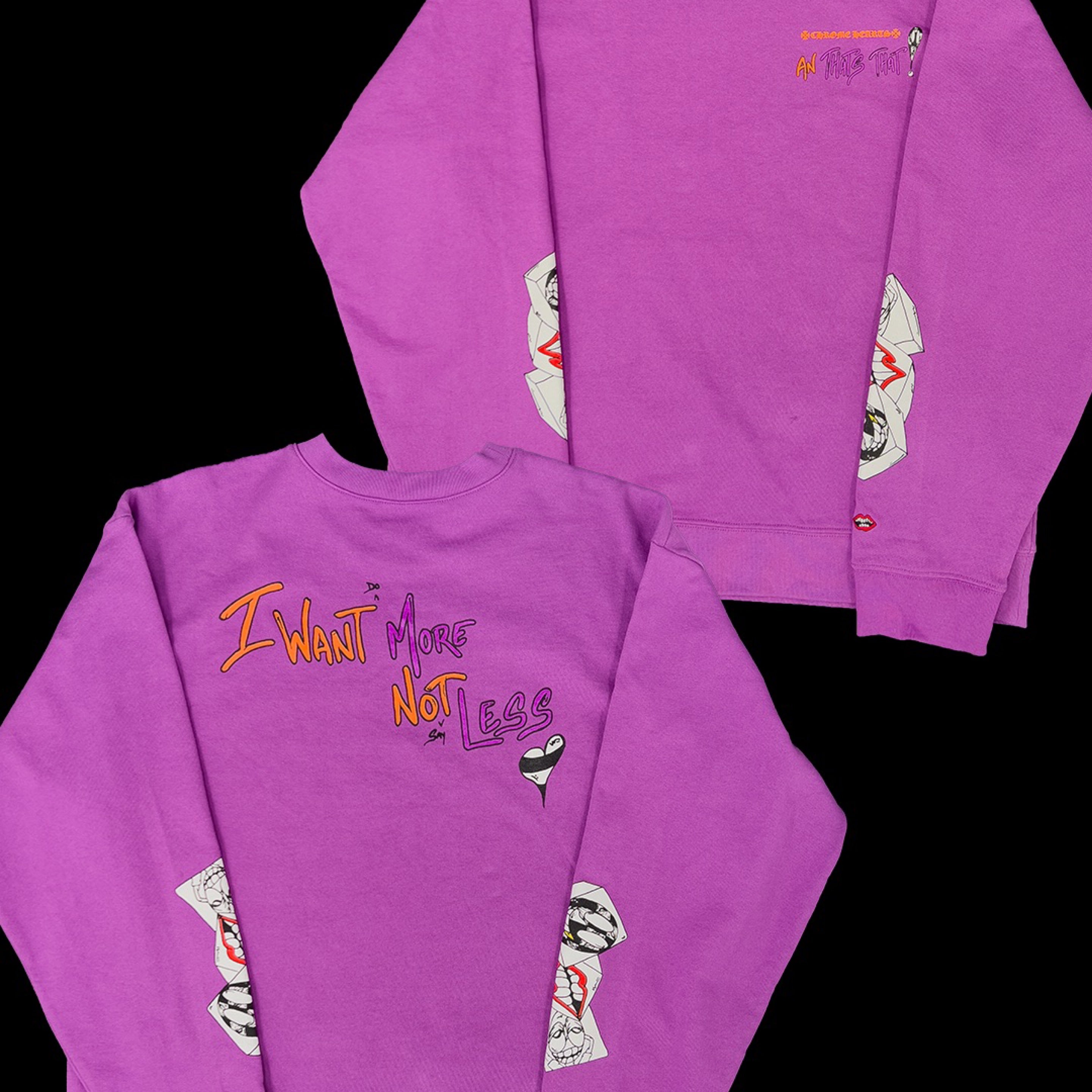 Chrome Hearts X Matty Boy I Want More Crewneck 15435 N Scottsdale chrome-hearts-x-matty-boy-i-want-more-crewneck-15435-n-scottsdale